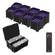 Chauvet DJ Freedom Par Q9 battery-operated wash light 8-pack rental