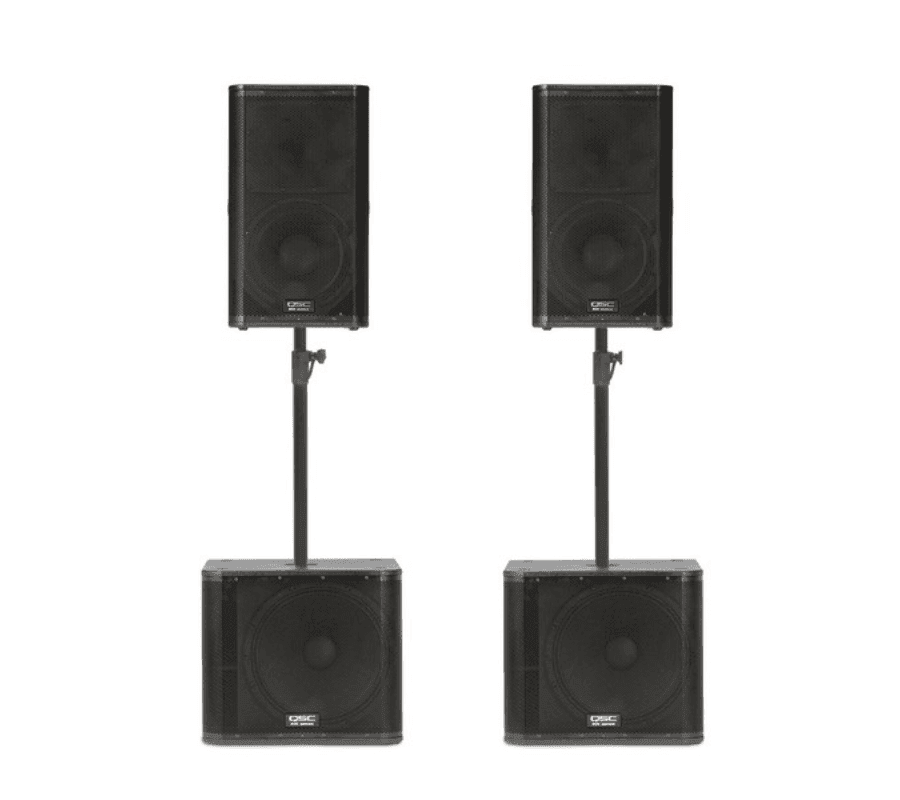 QSC K-Series Stereo DJ system
