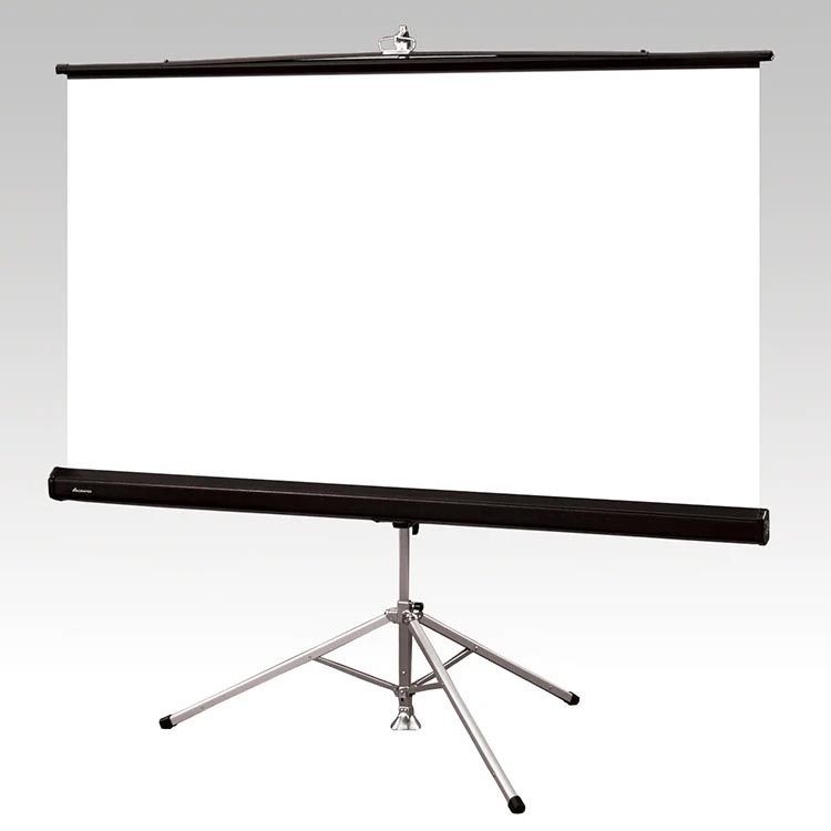 Draper Diplomat/R 70"x70" portable tripod projector screen rental