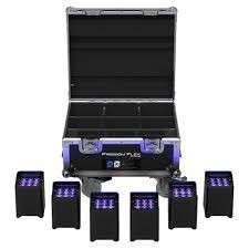 Chauvet DJ Flex H9 battery-operated wash light 6-pack rental