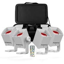 Chauvet DJ Freedom H1 battery-operated wash light in white 4-pack rental