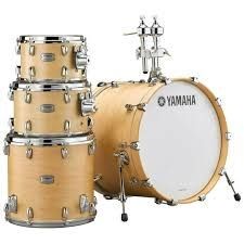 Yamaha Maple Custom Absolute 5 or 6-piece drum kit with hardware rental
