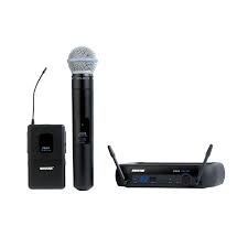 Shure PGX-D wireless system with handheld or beltpack transmitter rental