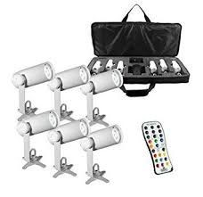 Chauvet DJ EZPin IRC battery-operated LED pin spot in white 6-pack rental